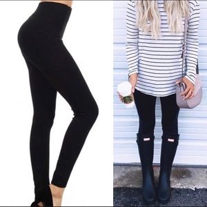 ‼️OS High Waisted Black Leggings Available NOW‼️